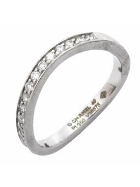 Chanel Ring Platinum With Diamond #276393C13B